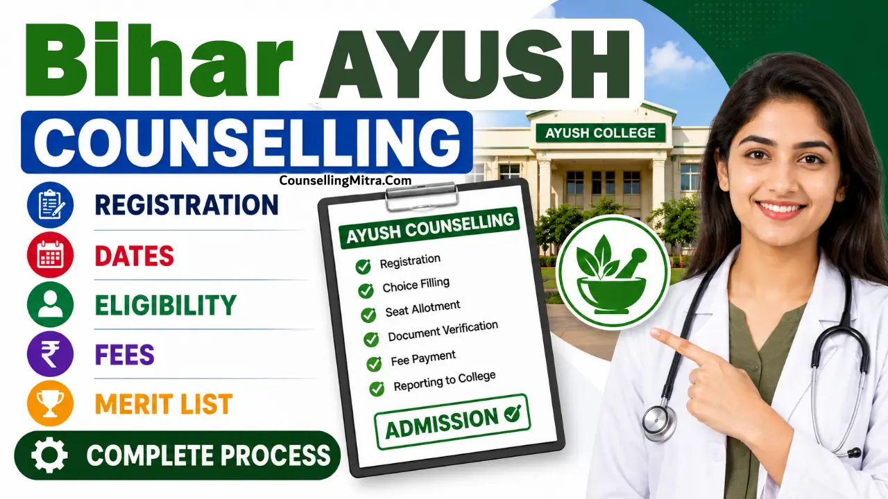 Bihar AYUSH Counselling 2026 Banner