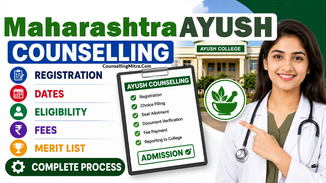 Maharashtra AYUSH Counselling 2026 Banner