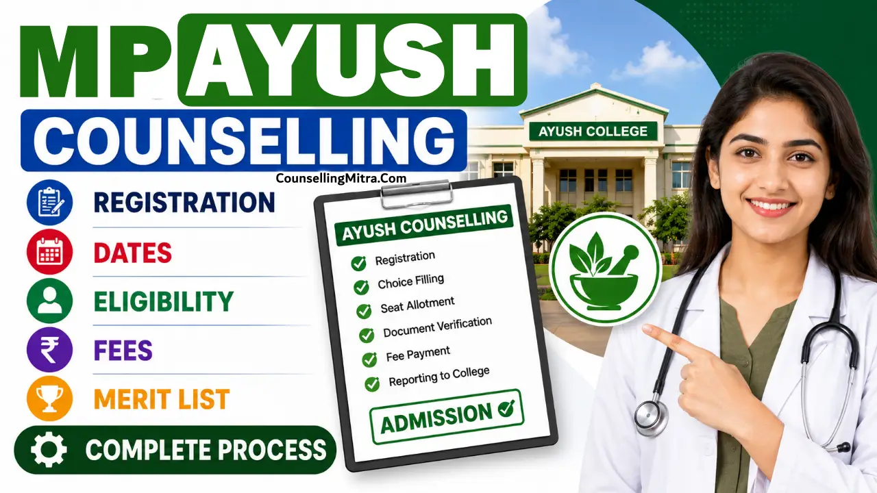 Madhya Pradesh AYUSH Counselling 2026 Banner